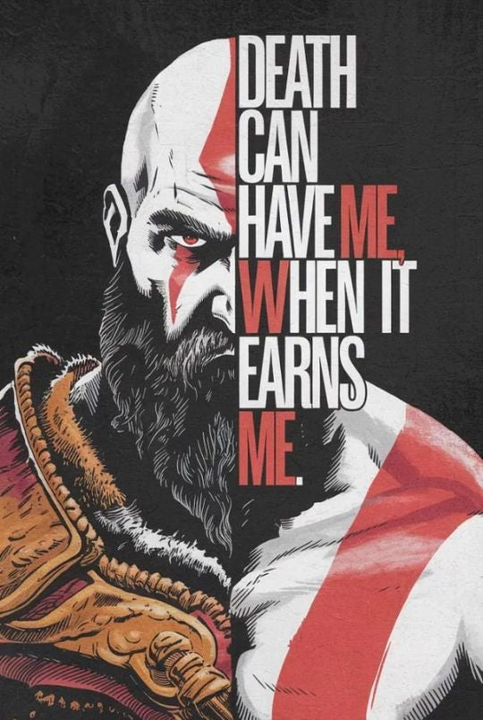 Magnetic Bookmark | Kratos God of War | KharidobechoBooks