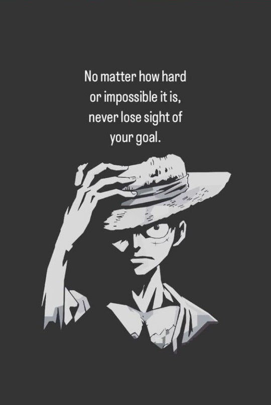 Magnetic Bookmark | Luffy Serious Pose | KharidobechoBooks
