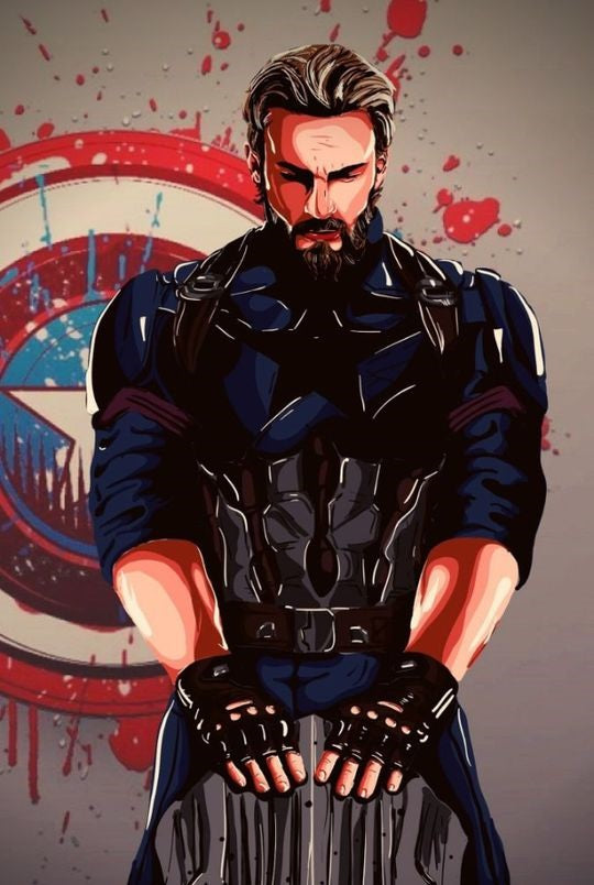 Magnetic Bookmark | Captain America Shield | KharidobechoBooks