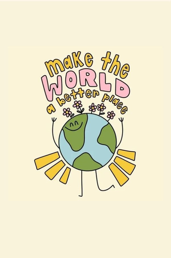 Magnetic Bookmark | Peaceful Earth | KharidobechoBooks