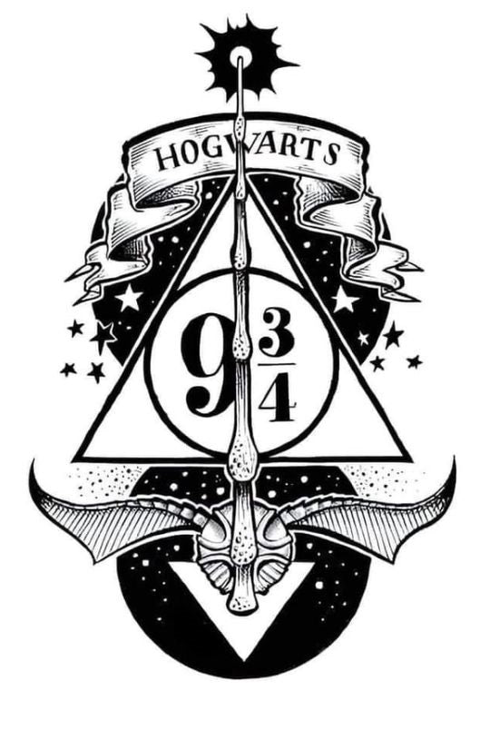 Magnetic Bookmark | Three Deathly Hollows Harry Potter | KharidobechoBooks