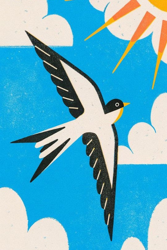 Magnetic Bookmark | Flying Bird | KharidobechoBooks