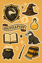 Magnetic Bookmark | Hufflepuff Harry Potter | KharidobechoBooks