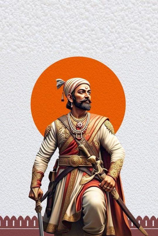 Magnetic Bookmark | Brave Maratha King | KharidobechoBooks