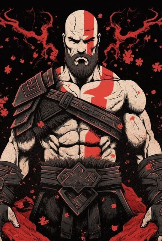 Magnetic Bookmark | Kratos God of War | KharidobechoBooks