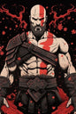 Magnetic Bookmark | Kratos God of War | KharidobechoBooks