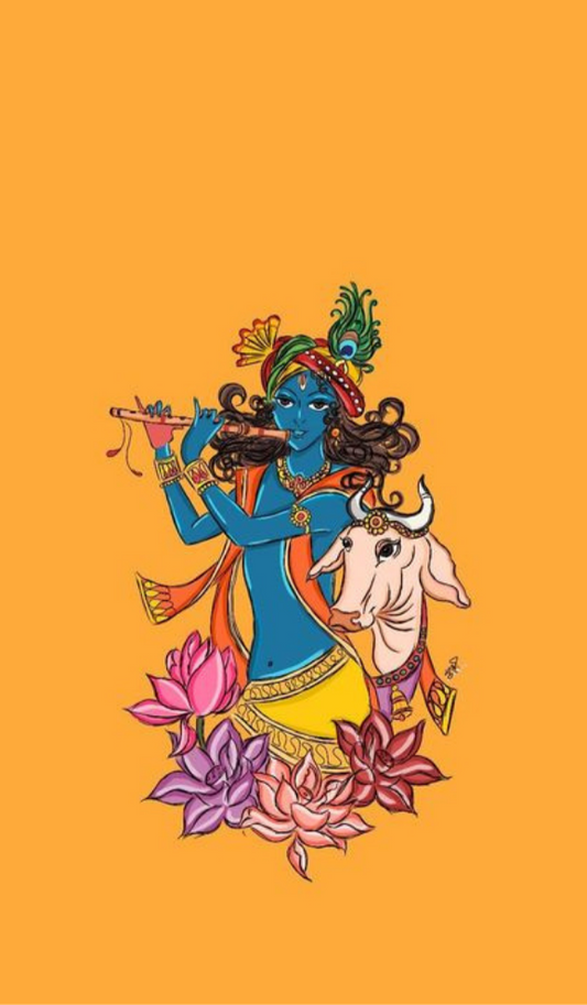 Magnetic Bookmark | Depiction of Krishna | KharidobechoBooks