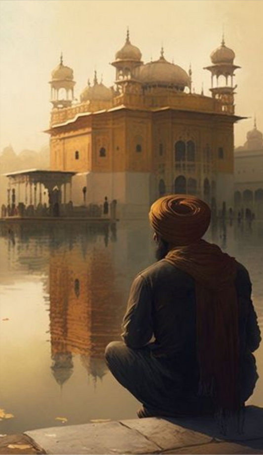 Magnetic Bookmark | Golden Temple - SABR  | KharidobechoBooks