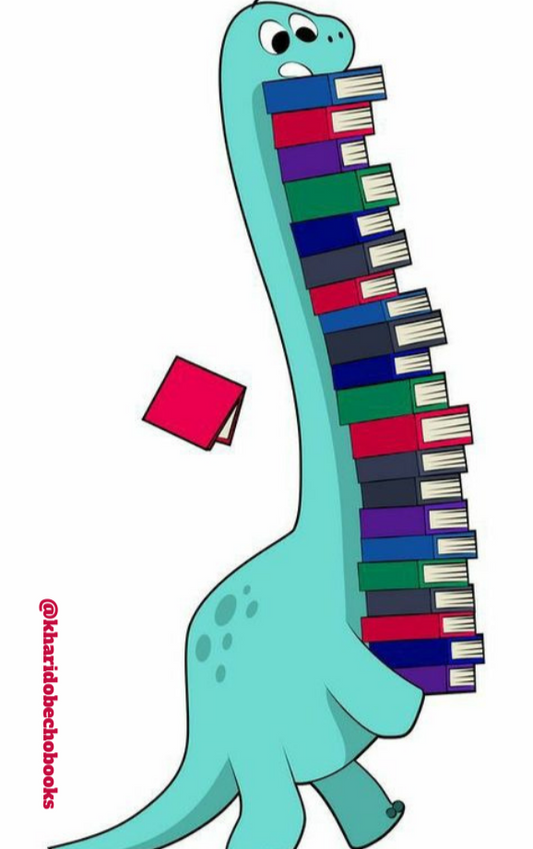 Magnetic Bookmark | 3D dinosaur | KharidobechoBooks