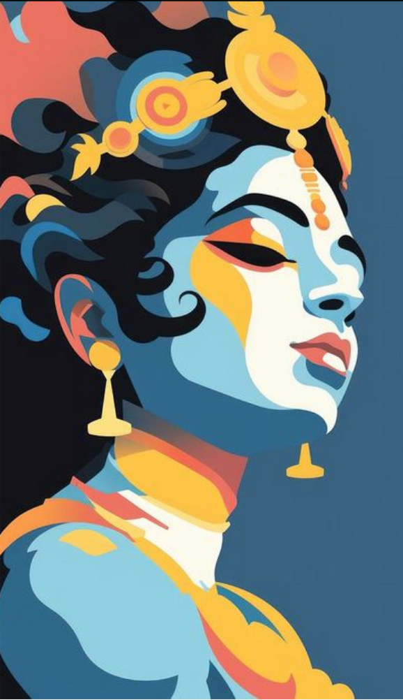 Magnetic Bookmark | Krishna | KharidobechoBooks