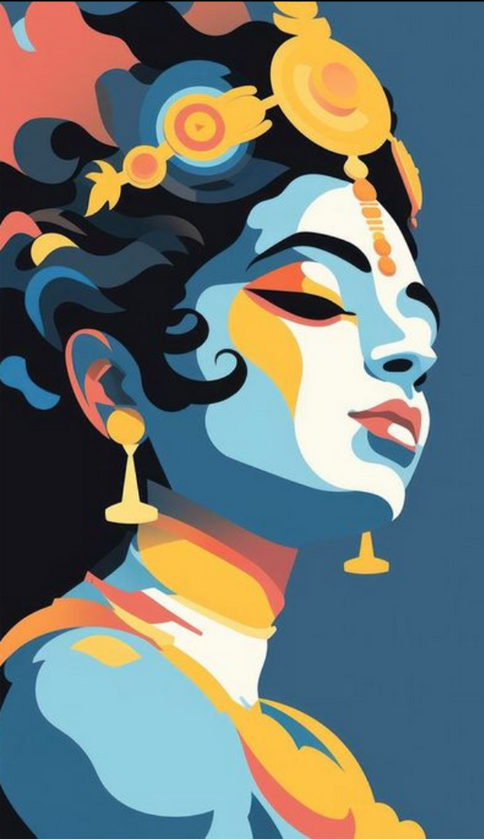 Magnetic Bookmark | Krishna | KharidobechoBooks