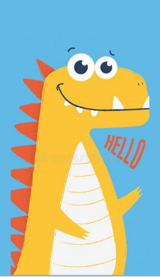 Magnetic Bookmark |  Eddie dinosaur character | KhariobechoBooks