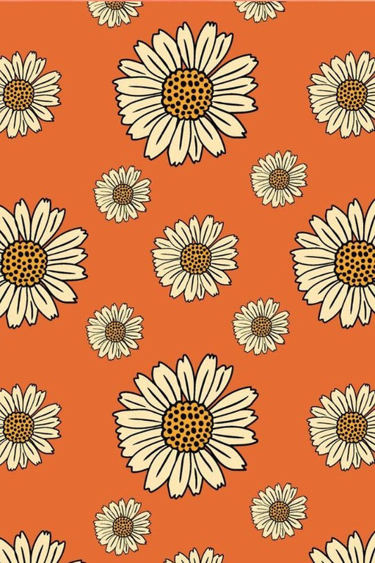 Magnetic Bookmark | Retro Flowers | KharidobechoBooks