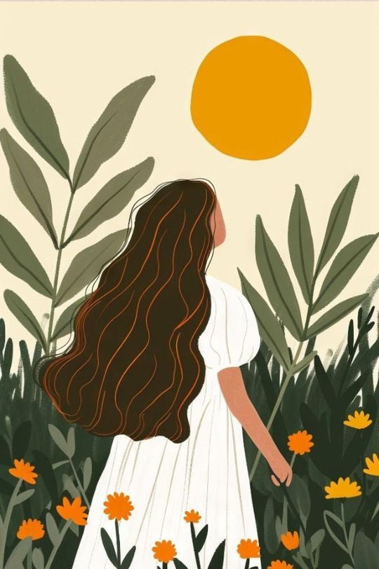 Magnetic Bookmark | Nature Woman | KharidobechoBooks