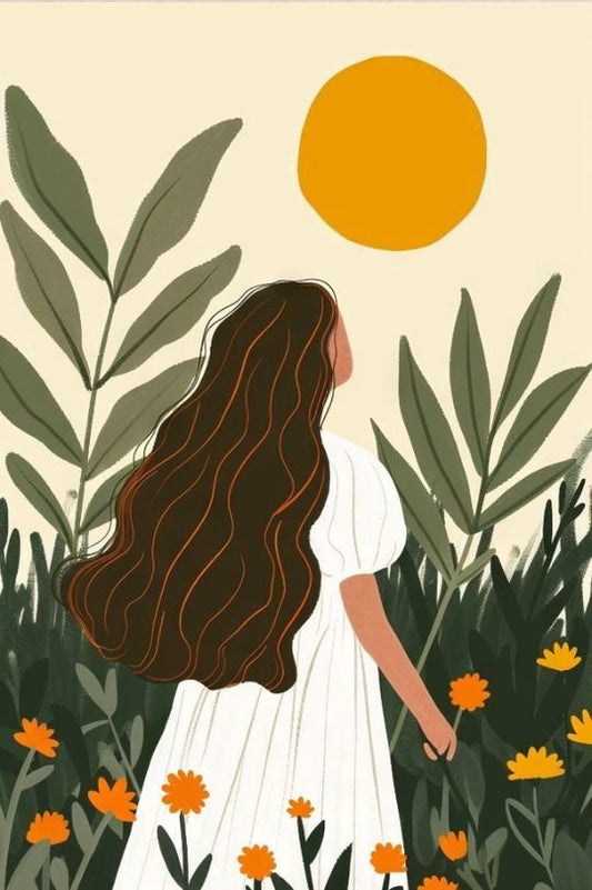 Magnetic Bookmark | Nature Woman | KharidobechoBooks