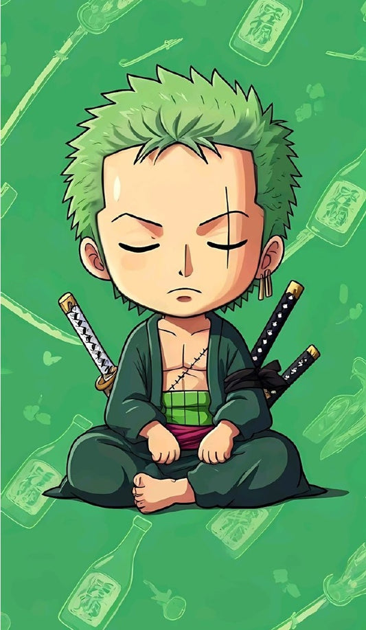 Magnetic Bookmark | Cute Zoro One Piece | KharidobechoBooks