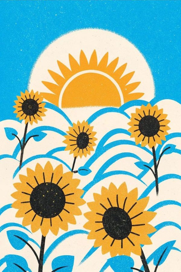 Magnetic Bookmark | Sunflower Sunshine | KharidobechoBooks