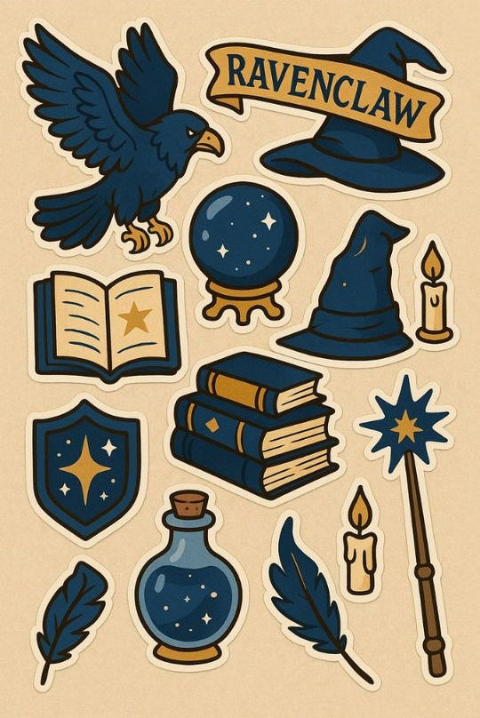 Magnetic Bookmark | Ravenclaw | KharidobechoBooks