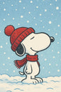 Magnetic Bookmark | Snoopy Smiling | KharidobechoBooks