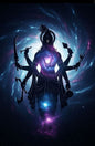 Magnetic Bookmark | Cosmic Vishnu | KharidobechoBooks