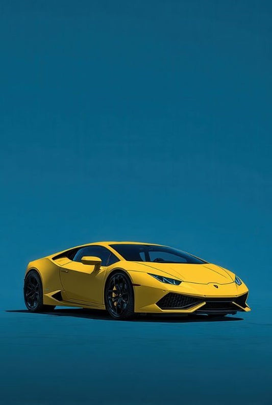 Magnetic Bookmark | Yellow Sports Car | KharidobechoBooks