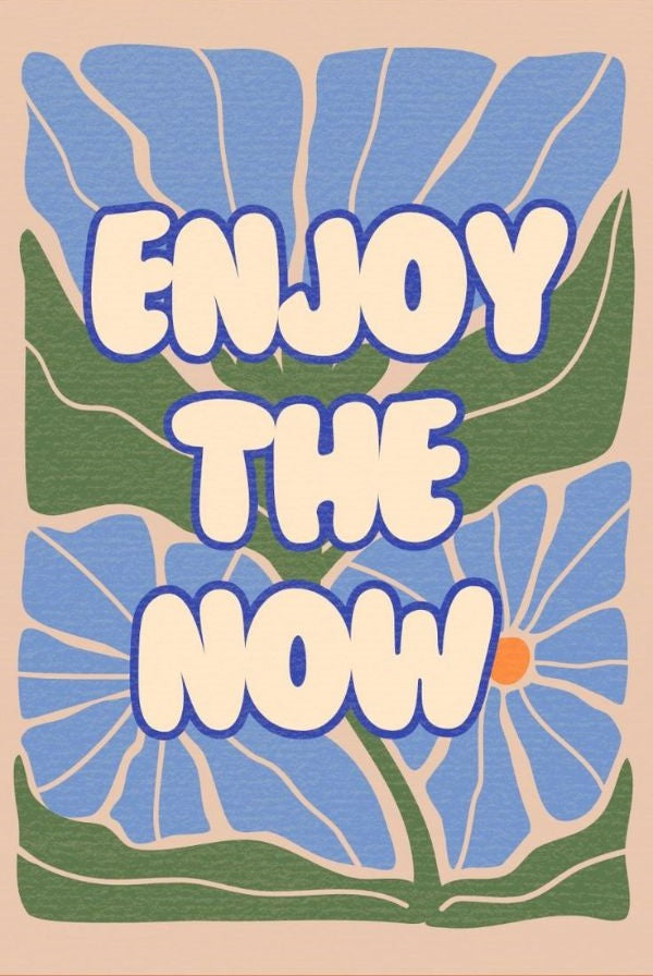 Magnetic Bookmark | Enjoy The Now | KharidobechoBooks