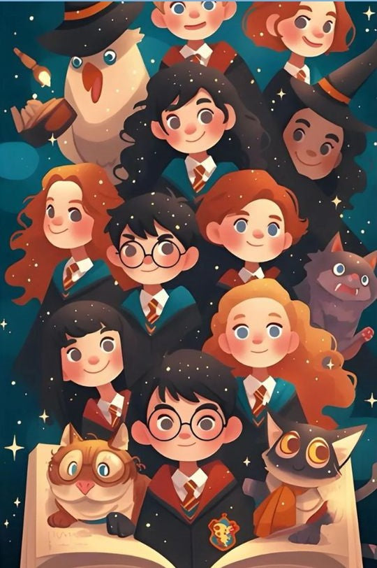 Magnetic Bookmark | Harry Potter Friends Animated | KharidobechoBooks