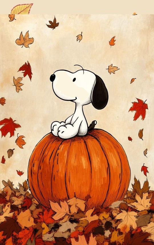Magnetic Bookmark | Snoopy in a Pumpkin | KharidobechoBooks