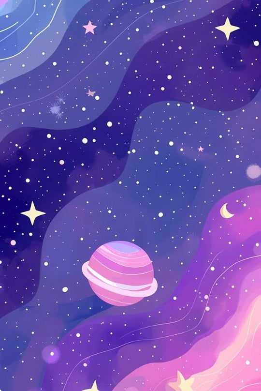 Magnetic Bookmark | Colorful Space | KharidobechoBooks