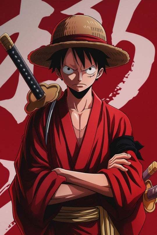 Magnetic Bookmark | Luffy Serious Pose | KharidobechoBooks