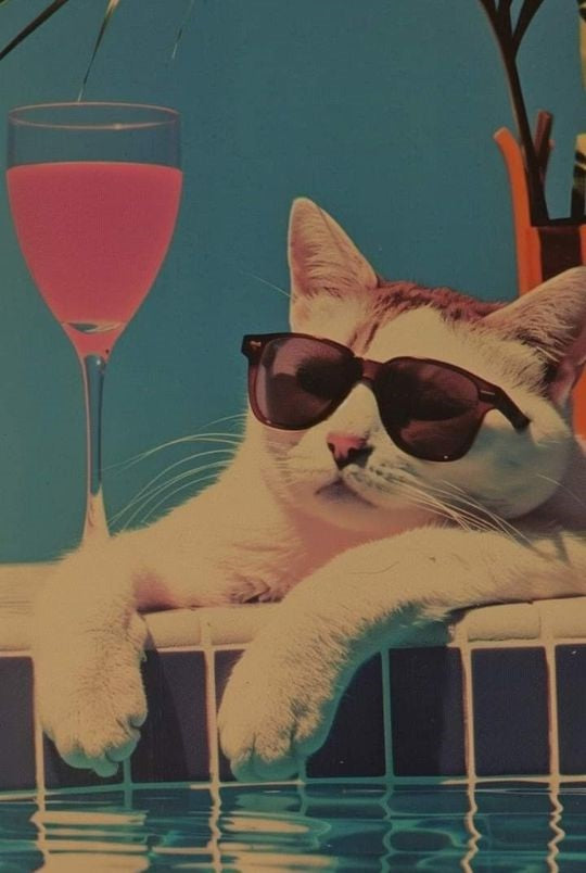 Magnetic Bookmark | Cool Cat | KharidobechoBooks