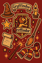 Magnetic Bookmark | Gryffindor House | KharidobechoBooks