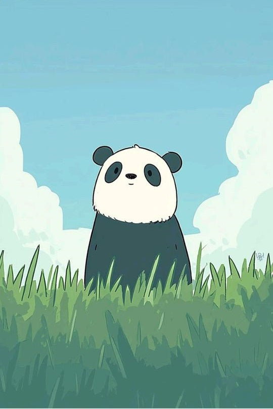 Magnetic Bookmark | Cute Panda | KharidobechoBooks