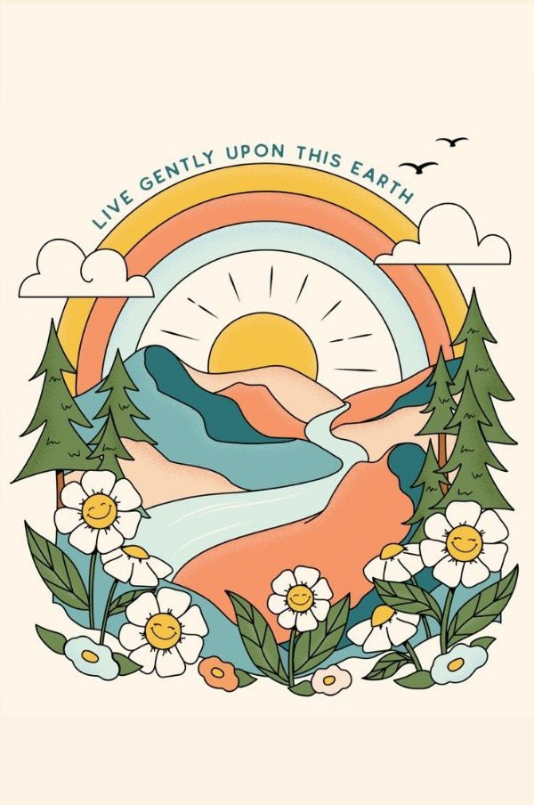Magnetic Bookmark | Peaceful Earth | KharidobechoBooks