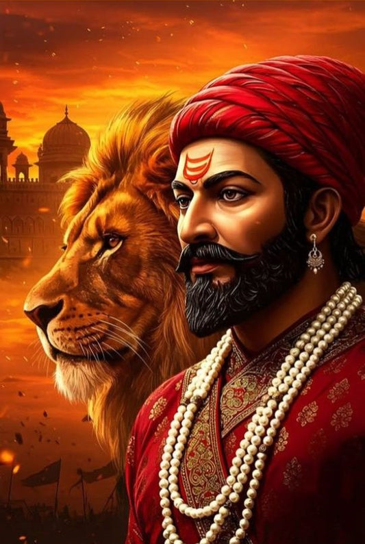 Magnetic Bookmark | Maratha Lion King | KharidobechoBooks