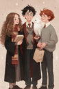 Magnetic Bookmark | Harry Potter Teen Trio | KharidobechoBooks