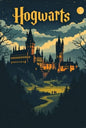 Magnetic Bookmark | Hogwarts Castle | KharidobechoBooks