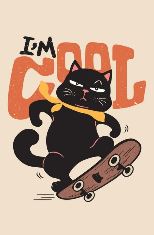 Magnetic Bookmark | Black Cat | KharidobechoBooks