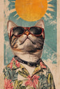 Magnetic Bookmark | Stylish Cat | KharidobechoBooks