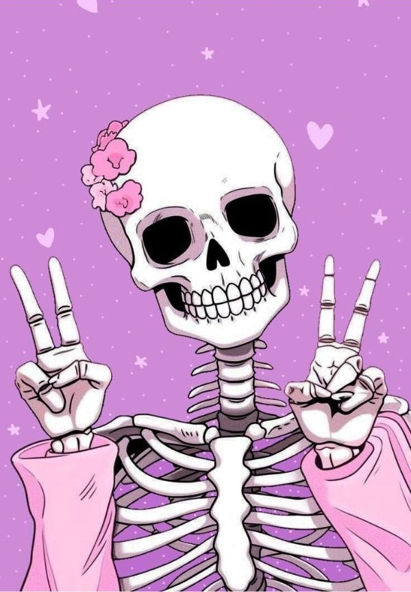 Magnetic Bookmark | Cute Skeleton | KharidobechoBooks