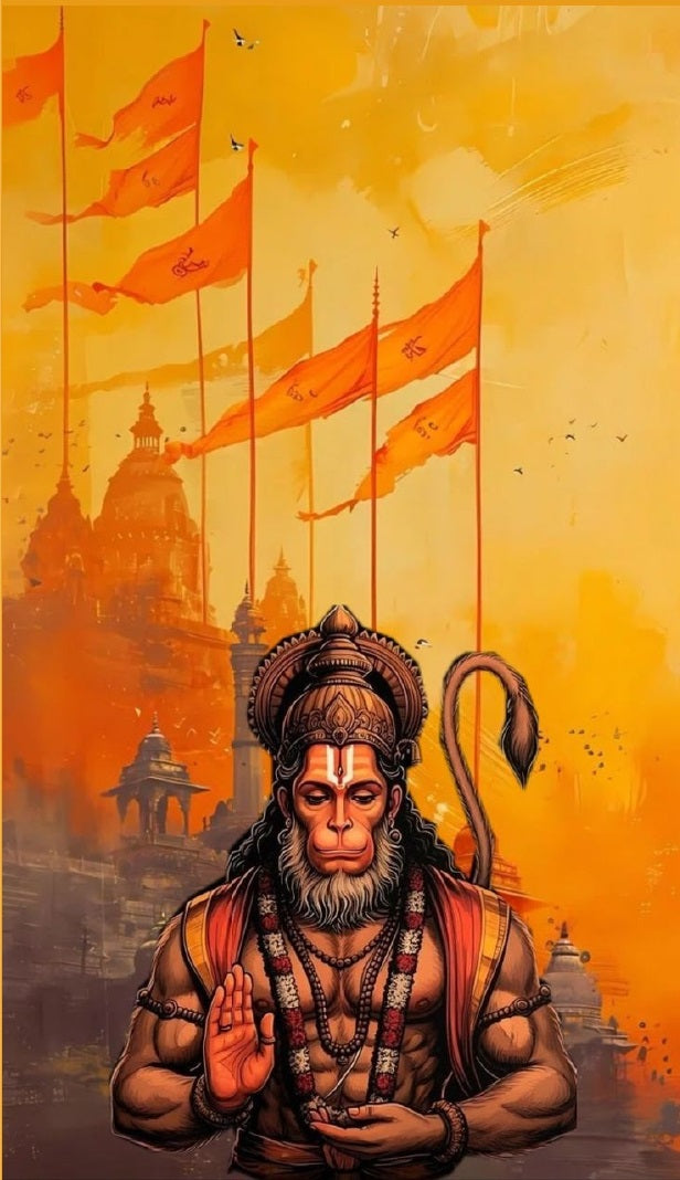 Magnetic Bookmark | Sanatan Lord Hanuman  | KharidobechoBooks