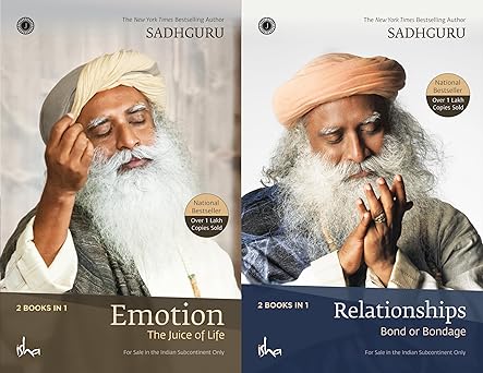 Emotion and Relationships(2 books in 1) | Sadhguru Jaggi Vasudev  |  Kharidobechobooks