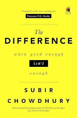 The Difference: When Good Enough isn't Enough | Subir Chowdhury |  Kharidobechobooks