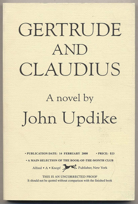 gertrude and claudius | Updike, John | kharidobechobooks
